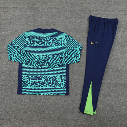 2024 Brazil Special Edition Half-Pull Tracksuit FTBL4ALL
