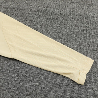 2023/2024 PSG Paris Saint-Germain Beige Half-Pull Tracksuit FTBL4ALL