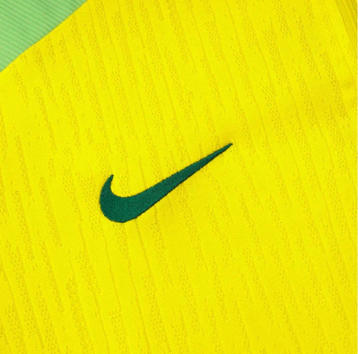 2025 Brazil Yellow and Dark Blue Half-Pull Tracksuit FTBL4ALL