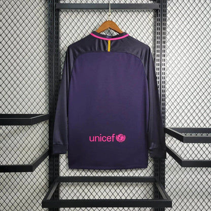 2016/2017 Retro Long Sleeve Barcelona Away Football Shirt 1:1 FTBL4ALL