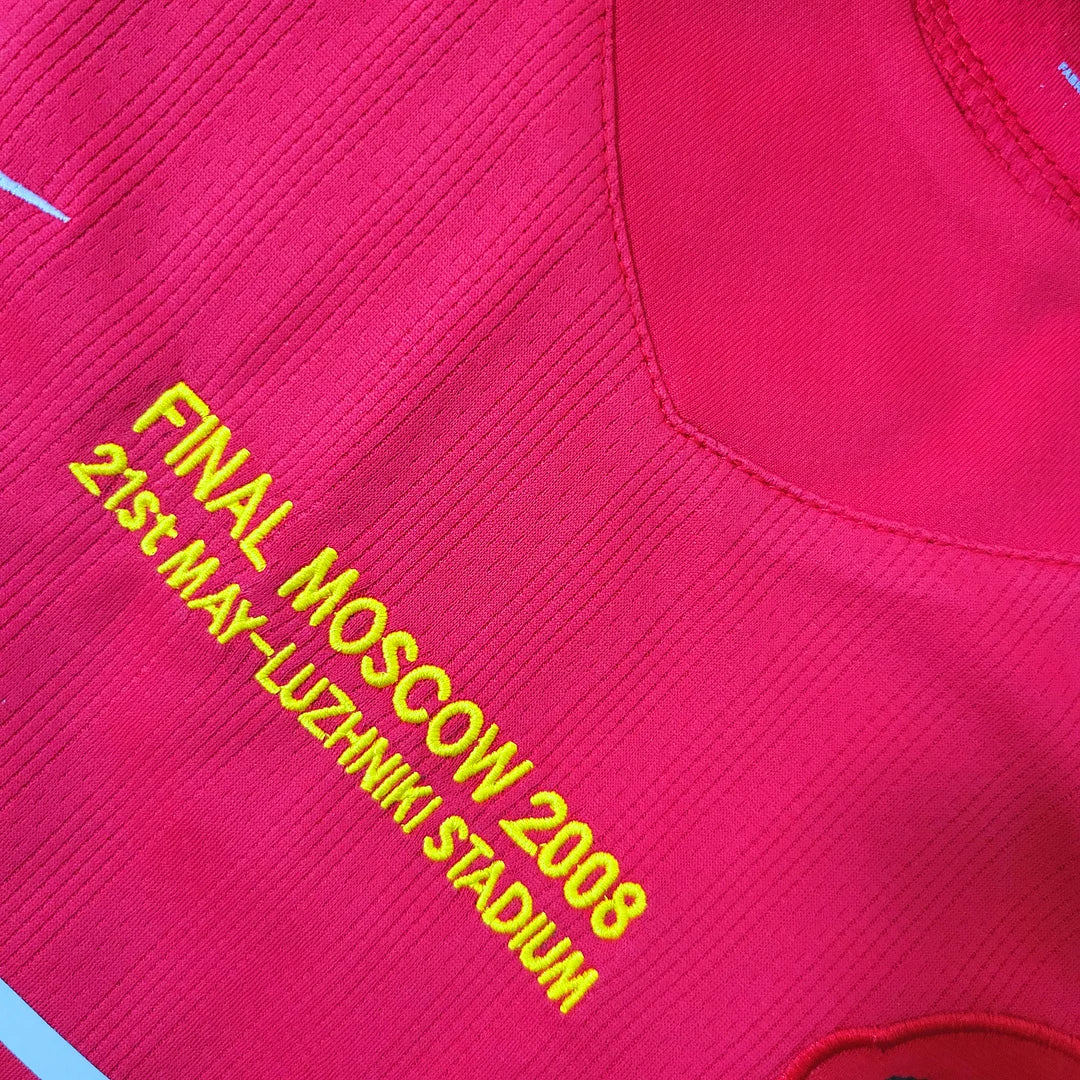 2007/2008 Retro Manchester United Home Champions League Edition Football Shirt 1:1 Thai Quality FTBL4ALL
