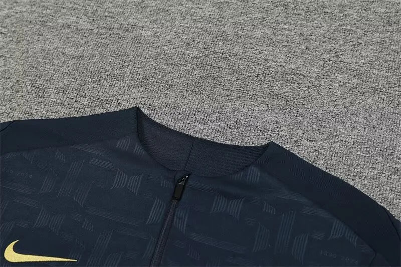 2024/2025 Barcelona Half-Pull Tracksuit Royal blue FTBL4ALL