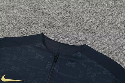 2024/2025 Barcelona Half-Pull Tracksuit Royal blue FTBL4ALL