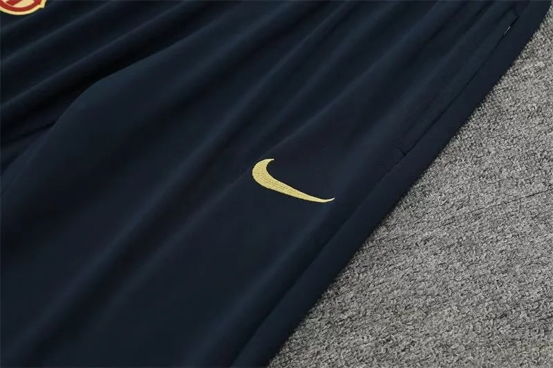 2024/2025 Barcelona Half-Pull Tracksuit Royal blue FTBL4ALL