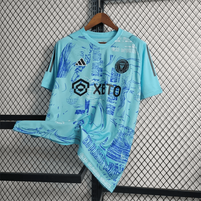 2023/2024 Inter Miami Training Wear blue Soccer Jersey 1:1 Thai Quality FTBL4ALL