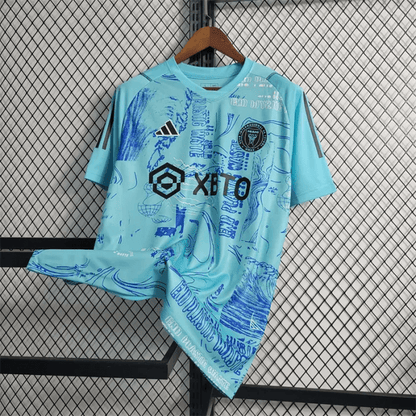 2023/2024 Inter Miami Training Wear blue Soccer Jersey 1:1 Thai Quality FTBL4ALL
