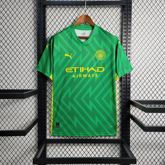 2023/2024 Manchester City Goalkeeper Green Football Shirt 1:1 Thai Quality FTBL4ALL