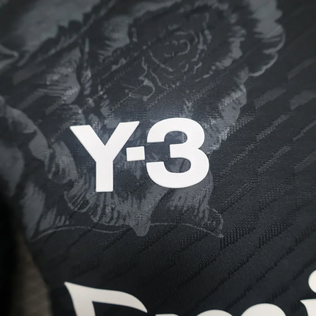 2024/2025 Real Madrid Y-3 Special Edition Black Football Shirt - Player Version FTBL4ALL