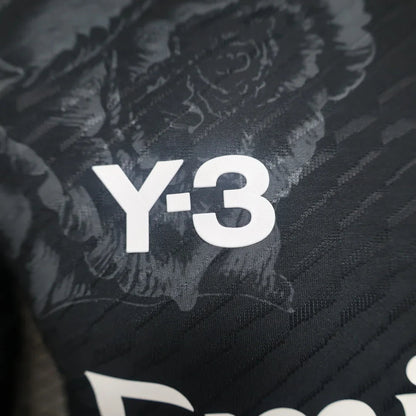 2024/2025 Real Madrid Y-3 Special Edition Black Football Shirt - Player Version FTBL4ALL