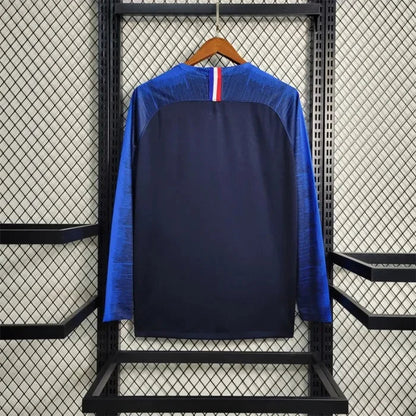 2018 Retro Long Sleeve FIFA World Cup France Home Football Shirt FTBL4ALL