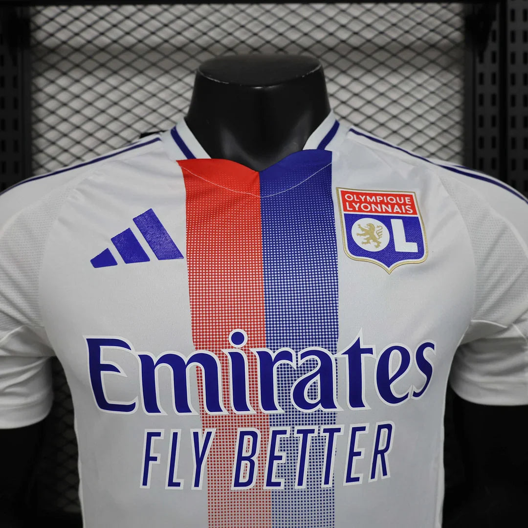 2024/2025 Lyon Home Football Shirt - Player Version FTBL4ALL