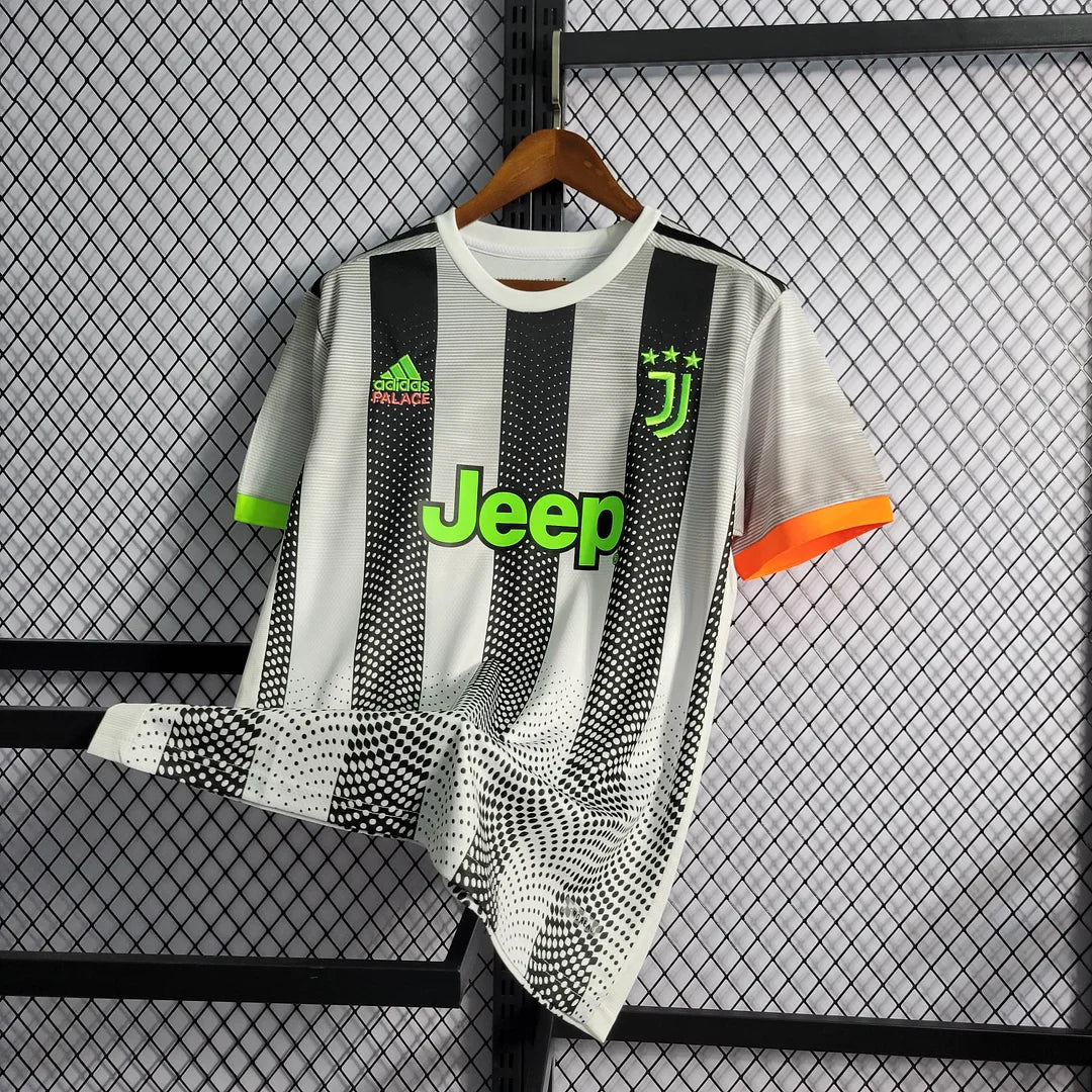 2019/2020 Retro Juventus Joint Edition Black and White Stripes Soccer Jersey 1:1 Thai Quality FTBL4ALL