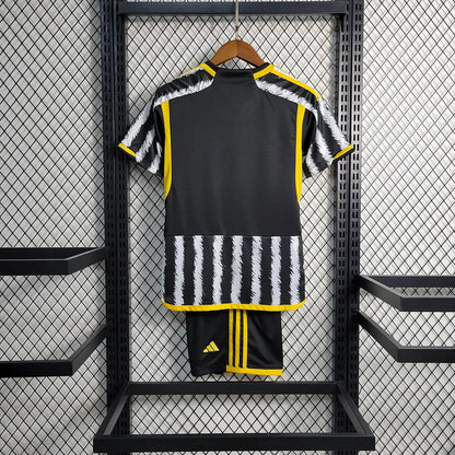 2023/2024 Juventus Home Soccer Jersey 1:1 Thai Quality Kids Size FTBL4ALL