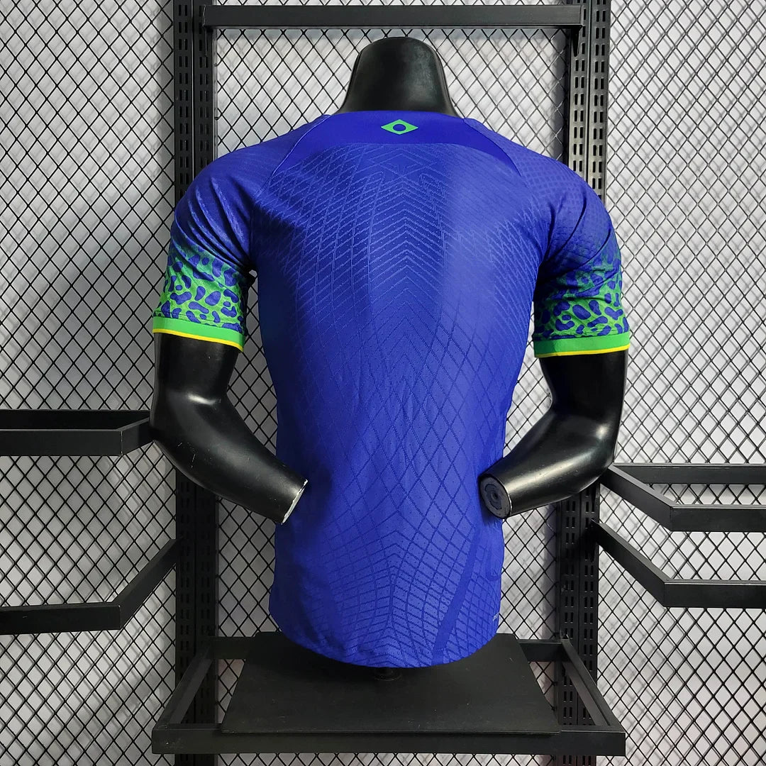 2022 World Cup Brazil Away Soccer Jersey - Player Version FTBL4ALL