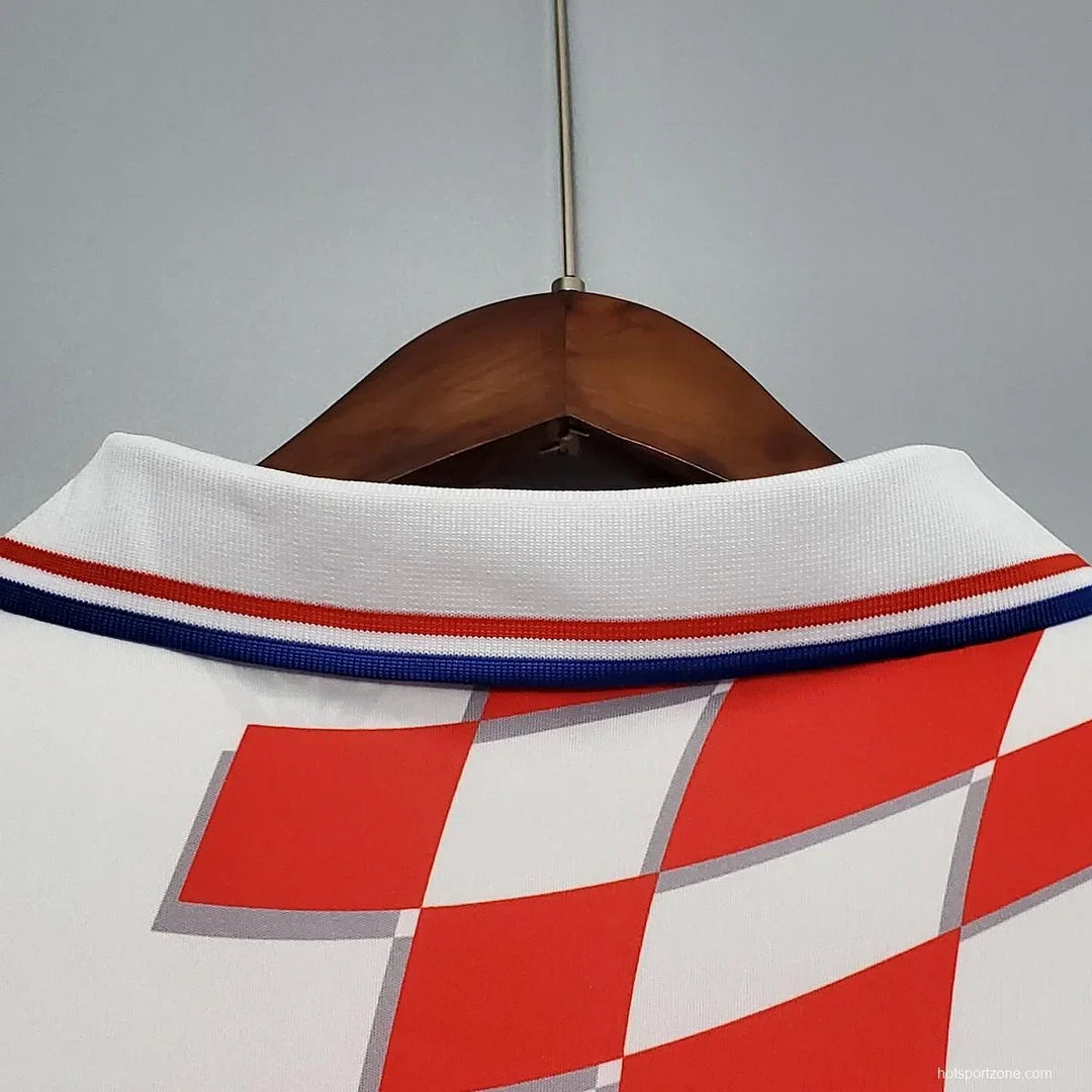 1998 Retro FIFA World Cup Croatia Home Soccer Shirt FTBL4ALL