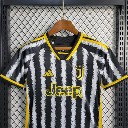 2023/2024 Juventus Home Soccer Jersey 1:1 Thai Quality Kids Size FTBL4ALL