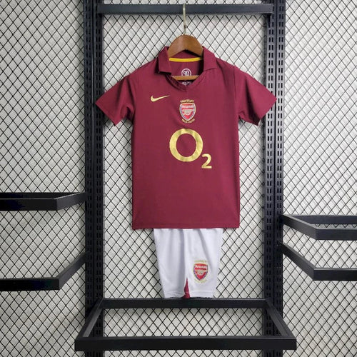 2005/2006 Retro Kids Size Arsenal Home Football Shirt 1:1 Thai Quality FTBL4ALL