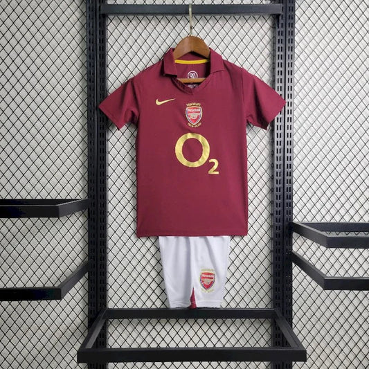 2005/2006 Retro Kids Size Arsenal Home Football Shirt 1:1 Thai Quality FTBL4ALL