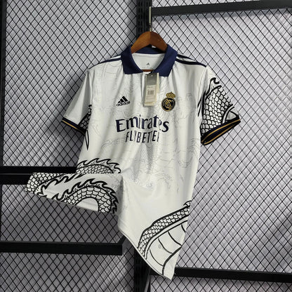 2022/2023 Real Madrid Chinese Dragon Football Shirt White FTBL4ALL
