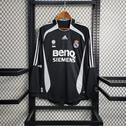 2006/2007 Retro Long Sleeve Real Madrid Away Football Shirt FTBL4ALL