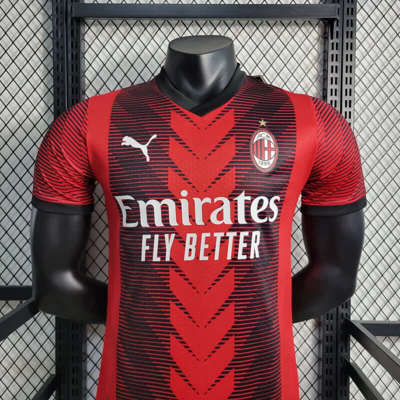 2023/2024 AC Milan Home Soccer Jersey 1:1 Thai Quality - Player Version FTBL4ALL