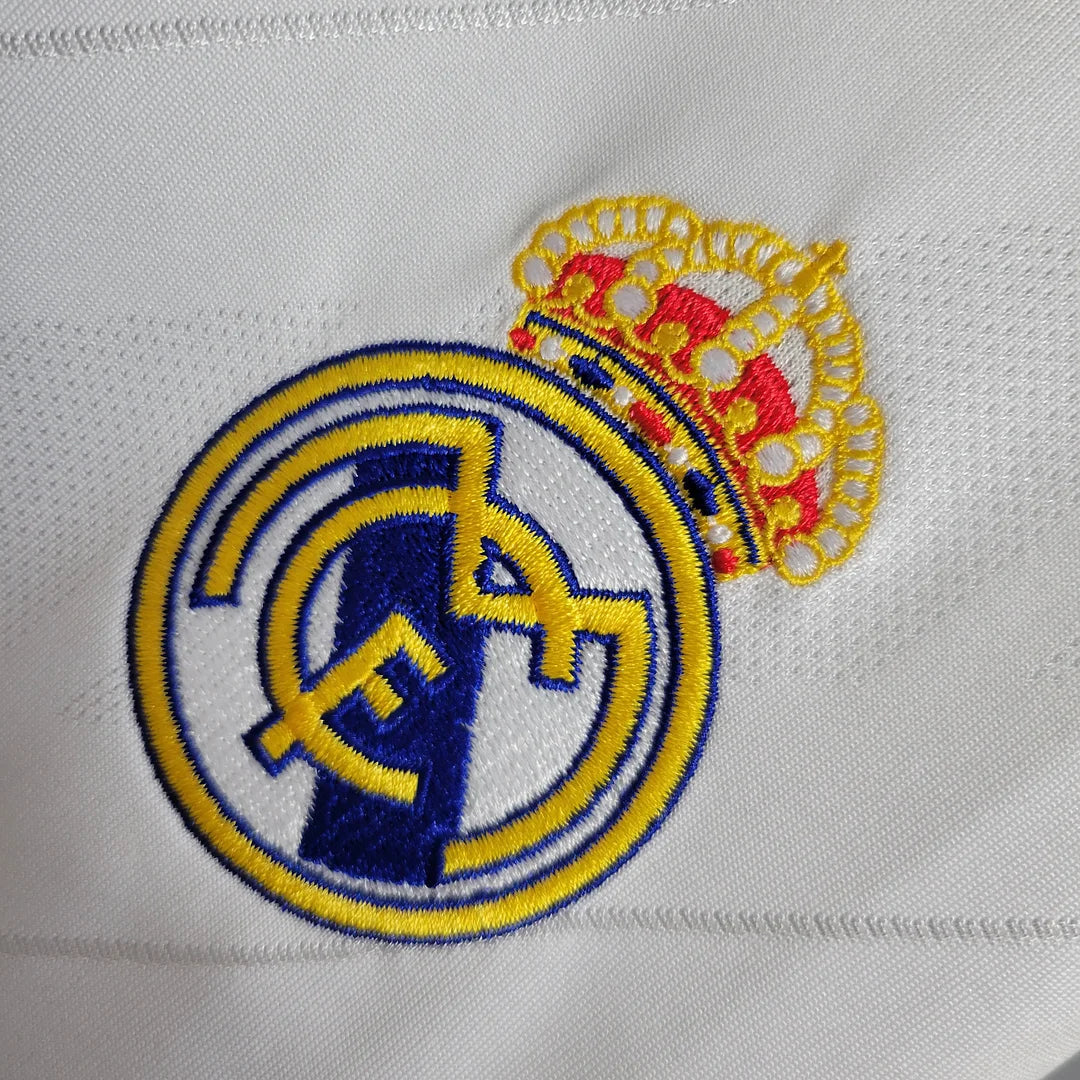 2017/2018 Retro Long Sleeve Real Madrid Home FTBL4ALL