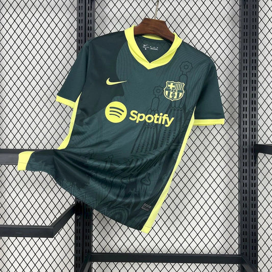 2024/2025 Barcelona Special Edition Green Football Shirt 1:1 Thai Quality FTBL4ALL