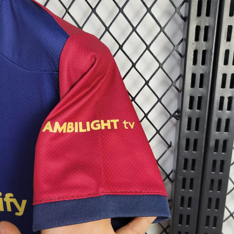 2024/2025 Kids Size Barcelona Home Football Shirt 1:1 Thai Quality FTBL4ALL