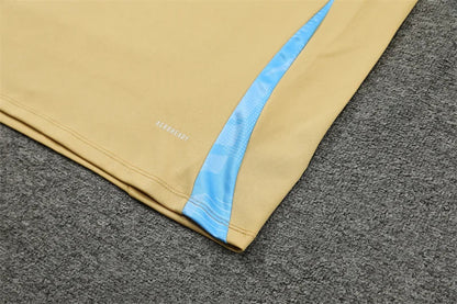 2024/2025 Argentina Half-Pull Tracksuit Gold FTBL4ALL