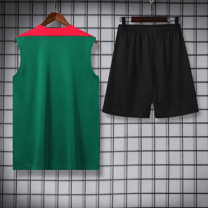2024/2025 Liverpool Pre-match Training Green Jersey+Shorts 1:1 Thai Quality FTBL4ALL