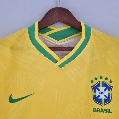 2022 Brazil Classic Soccer Jersey Yellow FTBL4ALL