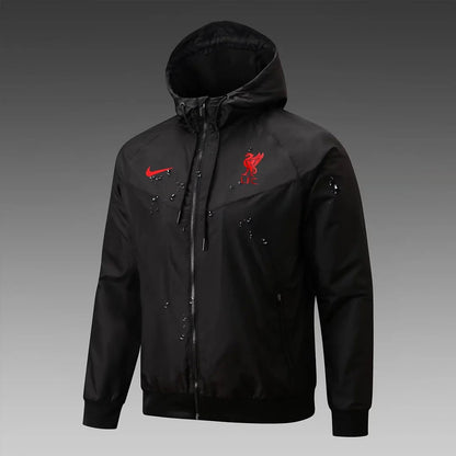 2024/2025 Liverpool Windbreaker Black Soccer Jersey 1:1 Thai Quality FTBL4ALL