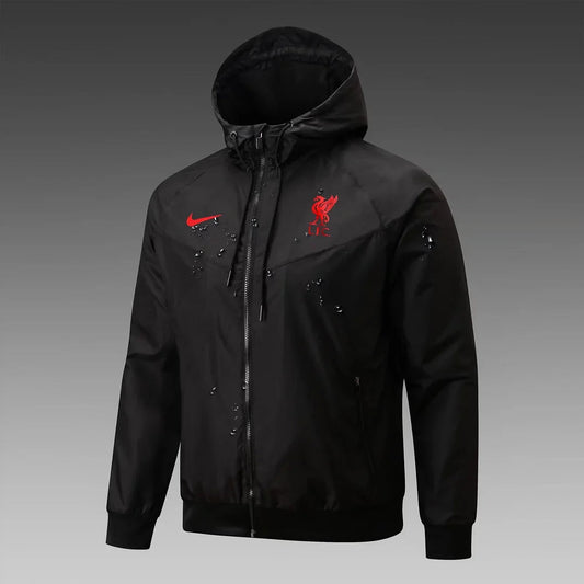 2024/2025 Liverpool Windbreaker Black Soccer Jersey 1:1 Thai Quality FTBL4ALL