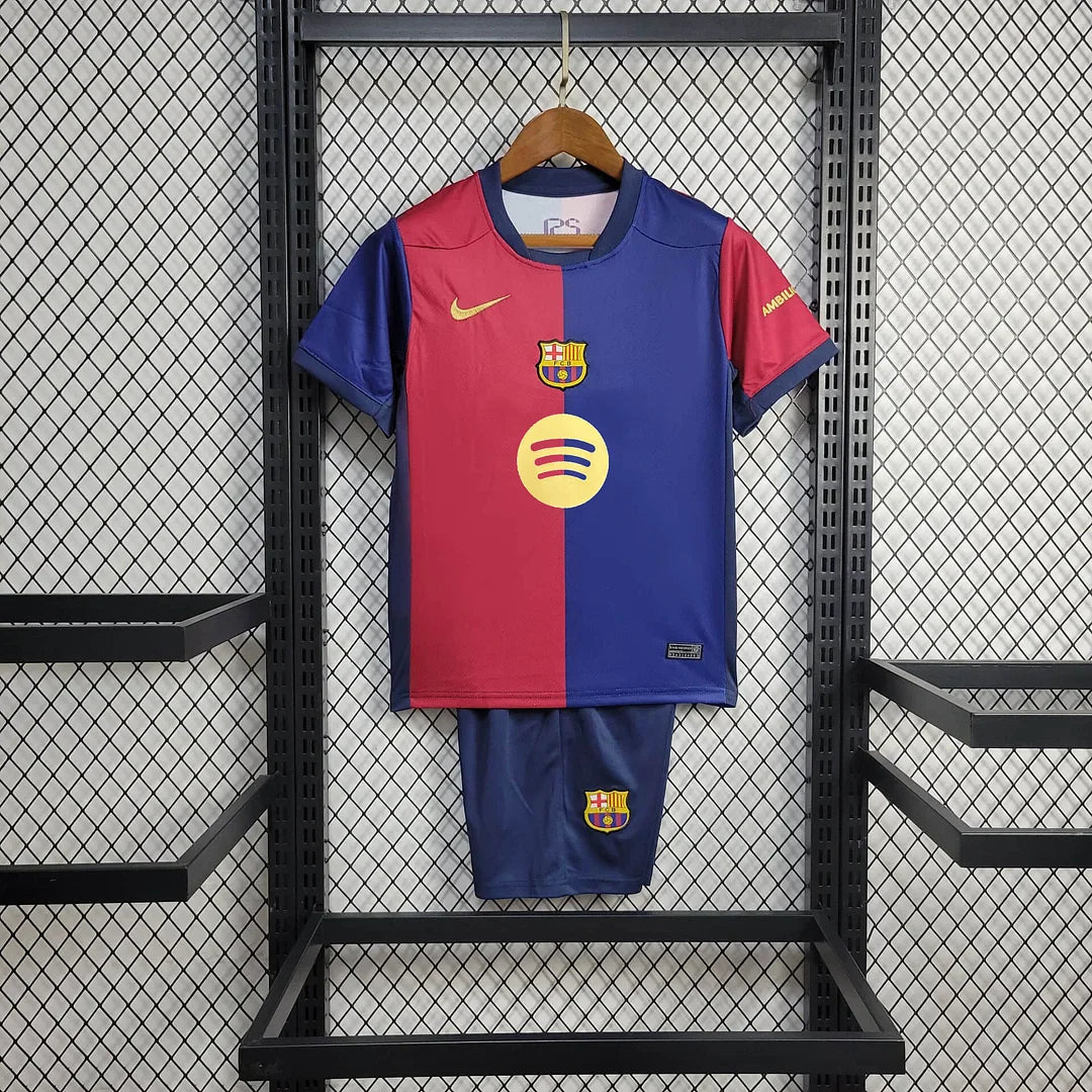 2024/2025 Kids Size Barcelona Home Football Shirt 1:1 Thai Quality FTBL4ALL