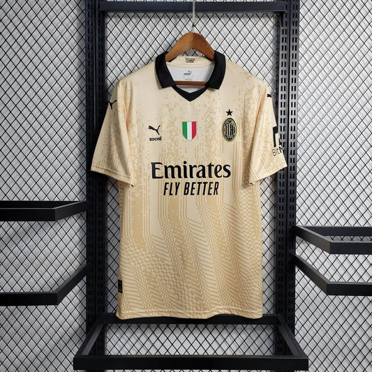 2022/2023 AC Milan Goalkeeper Special Edition Gold Football Shirt 1:1 Thai Quality FTBL4ALL