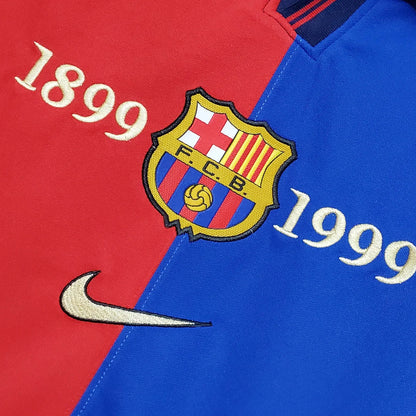 1999/2000 Retro Barcelona Home 100th Anniversary Version Football Shirt 1:1 Thai Quality FTBL4ALL