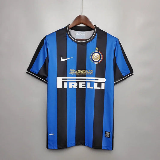 2009/2010 Retro Internazionale Milan Home UEFA Champions League Edition Football Jersey 1:1 Thai Quality FTBL4ALL