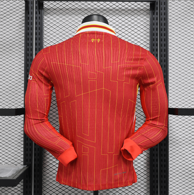 2024/2025 Long Sleeve Player Version Liverpool Home Football Shirt 1:1 Thai Quality FTBL4ALL