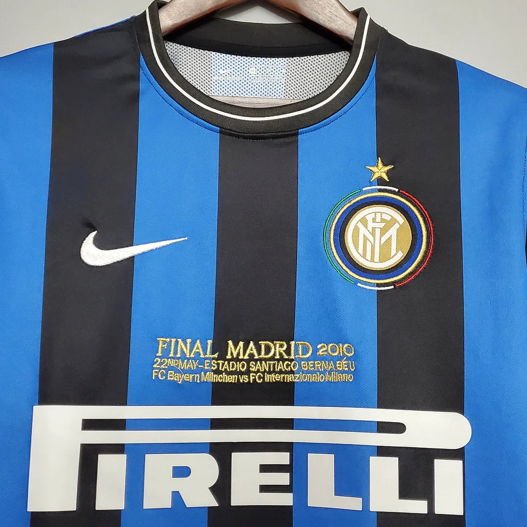 2009/2010 Retro Internazionale Milan Home UEFA Champions League Edition Football Jersey 1:1 Thai Quality FTBL4ALL