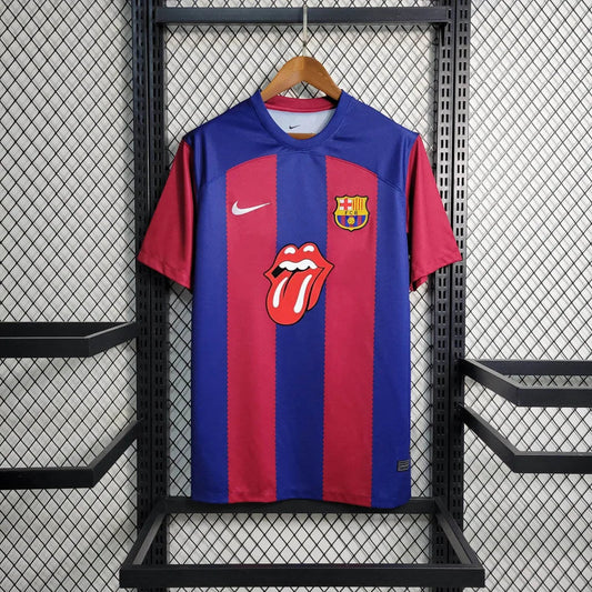 2023/2024 Barcelona The Rolling Stones Limited Edition Football Shirt 1:1 Thai Quality FTBL4ALL