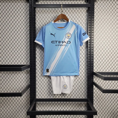 2025/2026 Manchester City Home Football Shirt Kids Size FTBL4ALL