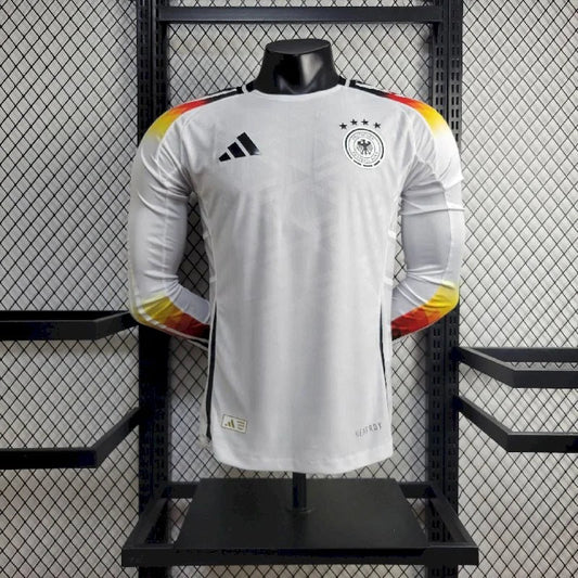 2024 Long Sleeve Player Version Germany Home Football Shirt 1:1 Thai Quality FTBL4ALL
