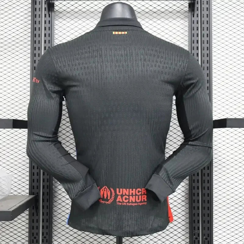 2024/2025 Long Sleeve Player Version Barcelona Away Jersey 1:1 Thai Quality FTBL4ALL