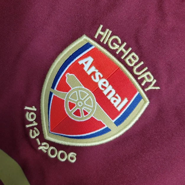 2005/2006 Retro Long Sleeve Arsenal Home Football Shirt 1:1 Thai Quality FTBL4ALL