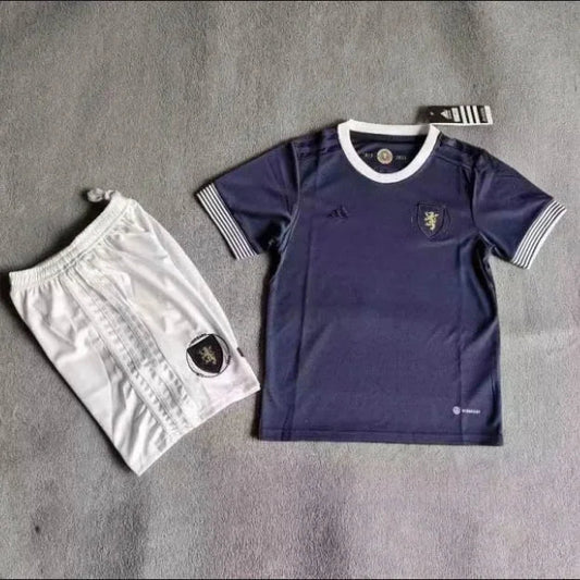 2023 Scotland 150th Anniversary Edition Navy Blue Football Shirt Kids Size FTBL4ALL