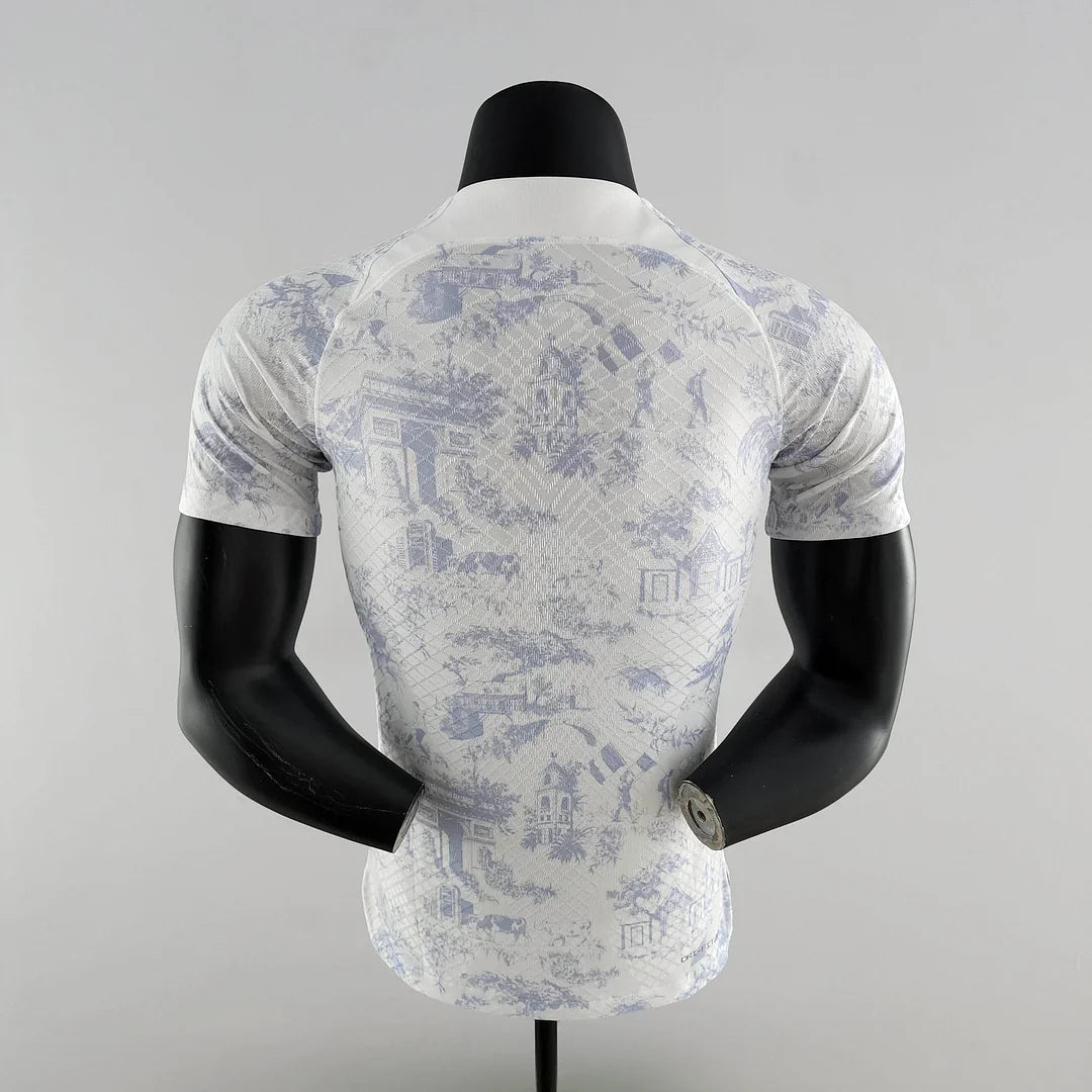 2022 FIFA World Cup France Away Football Shirt White - Player Version FTBL4ALL
