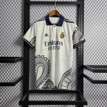 2022/2023 Real Madrid Chinese Dragon Football Shirt White FTBL4ALL