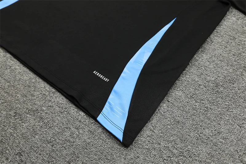 2024/2025 Argentina Half-Pull Tracksuit Black FTBL4ALL