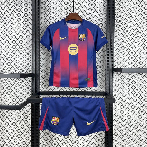 2025/2026 Barcelona Home Football Shirt Kids Size FTBL4ALL