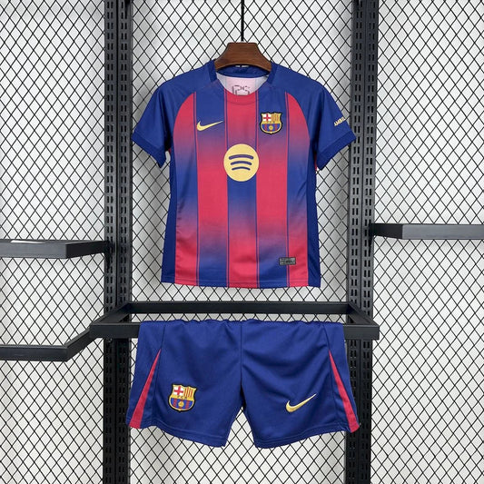 2025/2026 Barcelona Home Football Shirt Kids Size FTBL4ALL